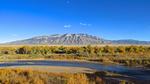 Rio Grande and Sandia Mtns from the Corrales Bosque Trail