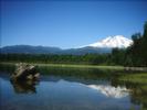 Mount Baker mirrow in Baker Lake