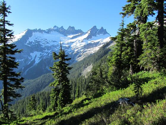 First Open Views of The Southern Pickets - North Cascades NP