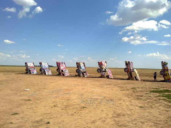 Amarillo , TX, the Cadillac ranch!