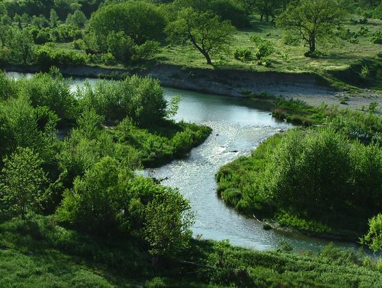 Llano River at Junction