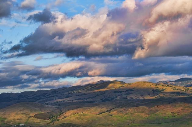 Mt Hamilton from Hidden Springs Trail