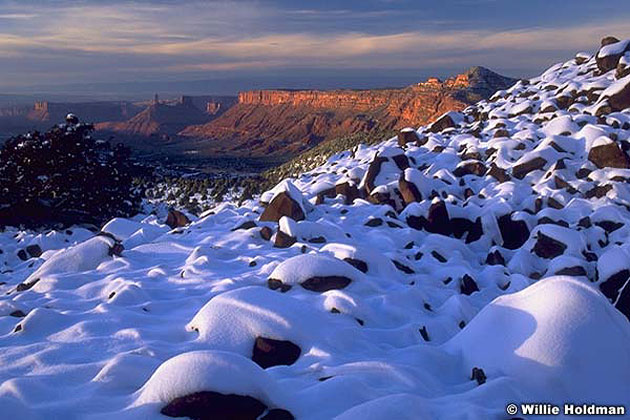 Castle Valley Snow