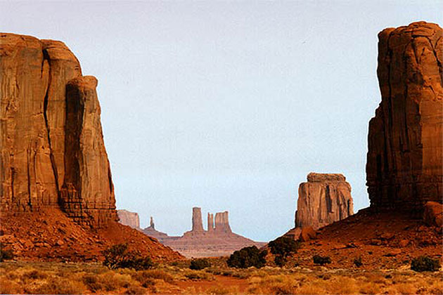 Silhouetted Sandstone