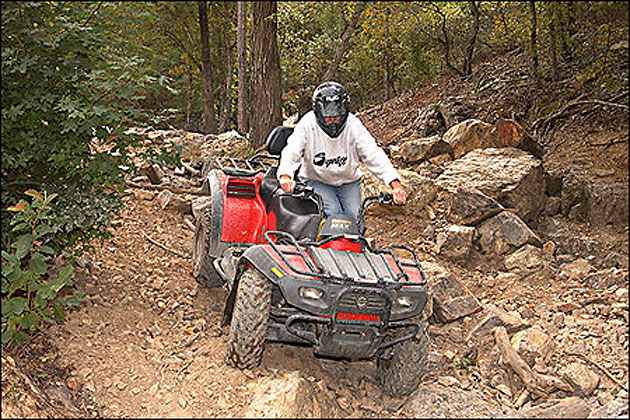 All-Terrain Vehicle Trail in the Ouachitas