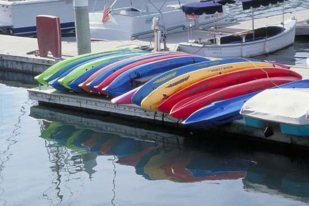 Colorful Kayaks