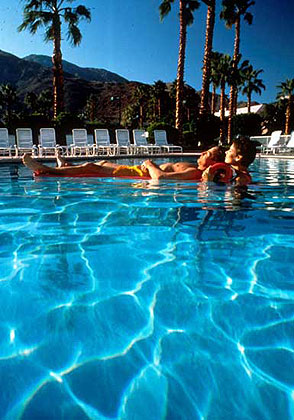 Relaxing in the Pool