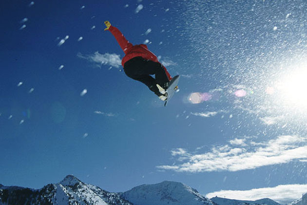 Snowboarding in Little Cottonwood Canyon Backcountry