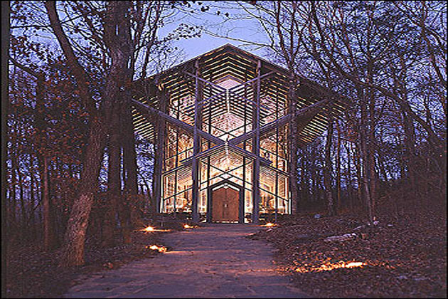 Thorncrown Chapel in Eureka Springs