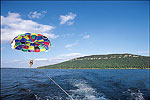 Parasailing on Greers Ferry Lake