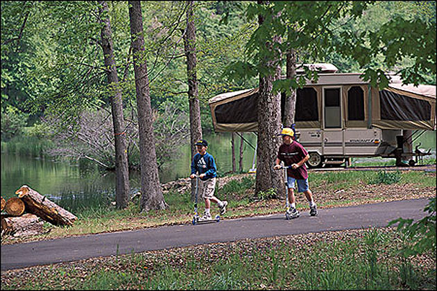 Scooter Fun at White Oak Lake State Park