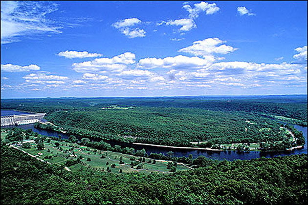Aerial of the White River